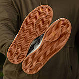 Замшеві кросівки Adidas Campus Grey/White, фото 4