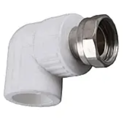 Коліно натискна гайка PP-R 25×3/4 Туреччина