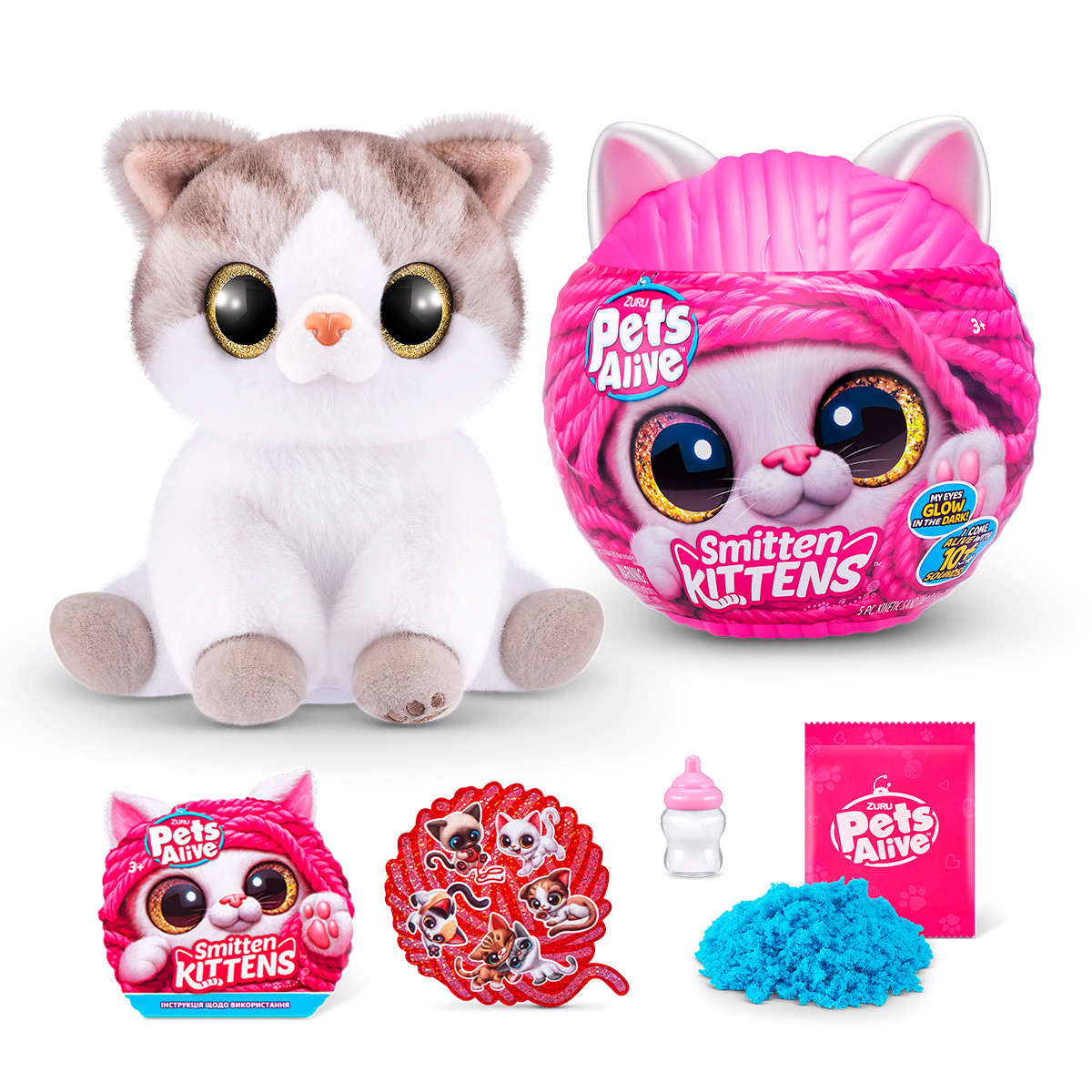 Інтерактивний ігровий набір Pets Alive - Грайливі кошенята 9541, фото 1