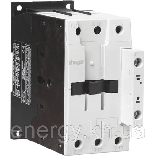 Контактор корпусний 3P, 230В-АС, 50А AC-3, Hager EV050C, фото 1