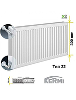Стальной радиатор Kermi FKO 22 300x600 (боковое подключение)