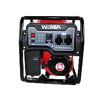 Генератор 4 кВт инверторный WEIMA WM4000i (бензин, 1 фаза, ручной старт)
