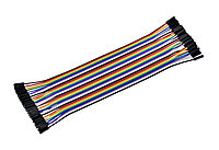 Перемычки шлейф кабель Dupont мама-мама 40шт 30см Arduino Avr