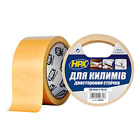 Двухсторонняя лента HPX CARPET TAPE, 50мм x 10м, белая