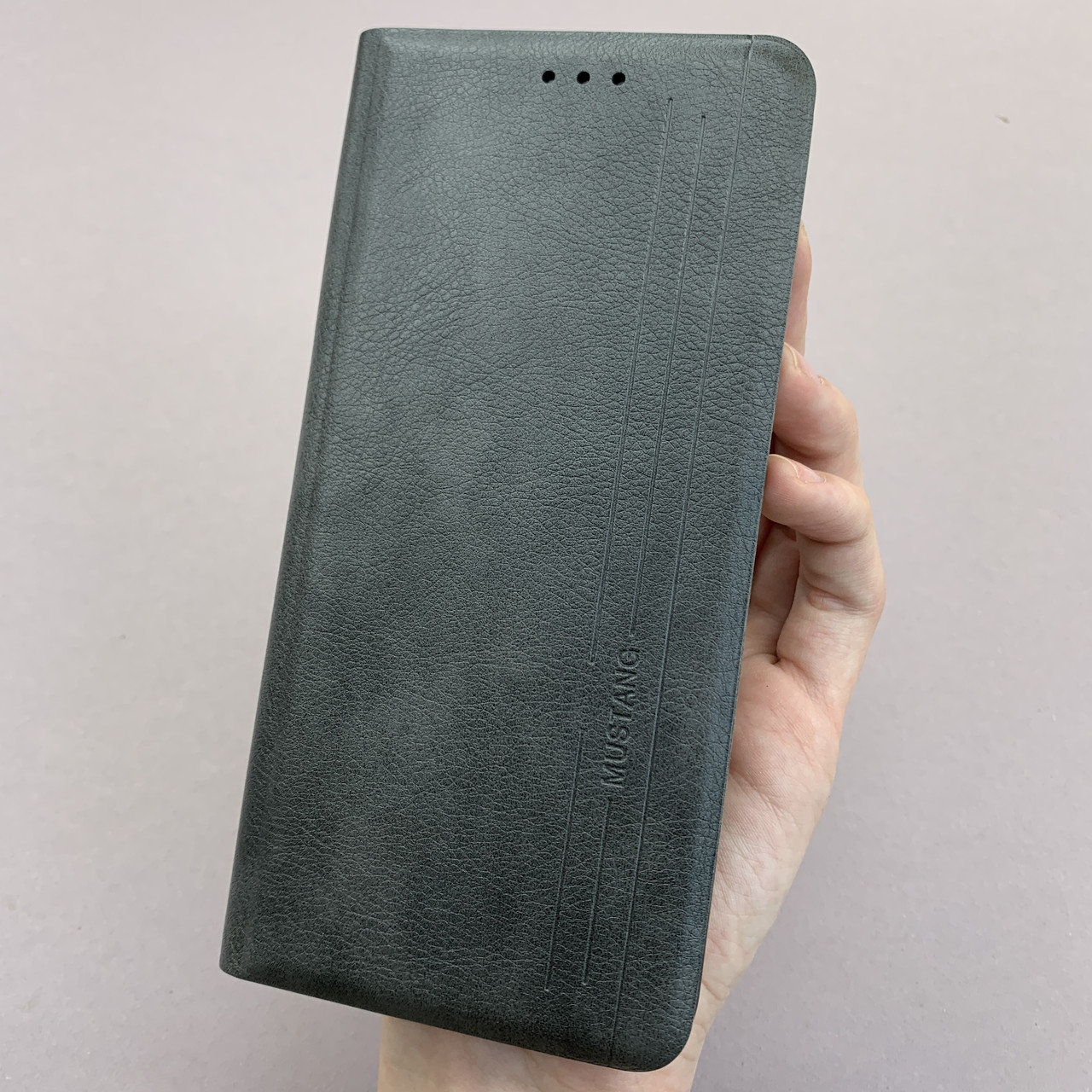 Чохол-книга для Xiaomi Redmi Note 12 Pro шкіряна книжка на телефон сяомі редмі нот 12 про сіра prm