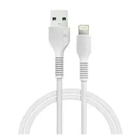 Дата-кабель Acclab AL-CBCOLOR-L1WT USB-A (тато) - Lightning (тато) 1.2m (1283126518225)