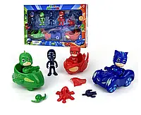 Игровой Набор фигурок Герои в масках с транспортом PJ Masks