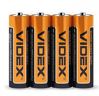 Батарейка сольова Videx R03P/AAA 4шт микропалец