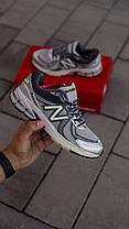Чоловічі Кросівки New Balance 860 V2 Grey Black / Нью Беланс 860 В2 Сірі з Чорним, фото 4