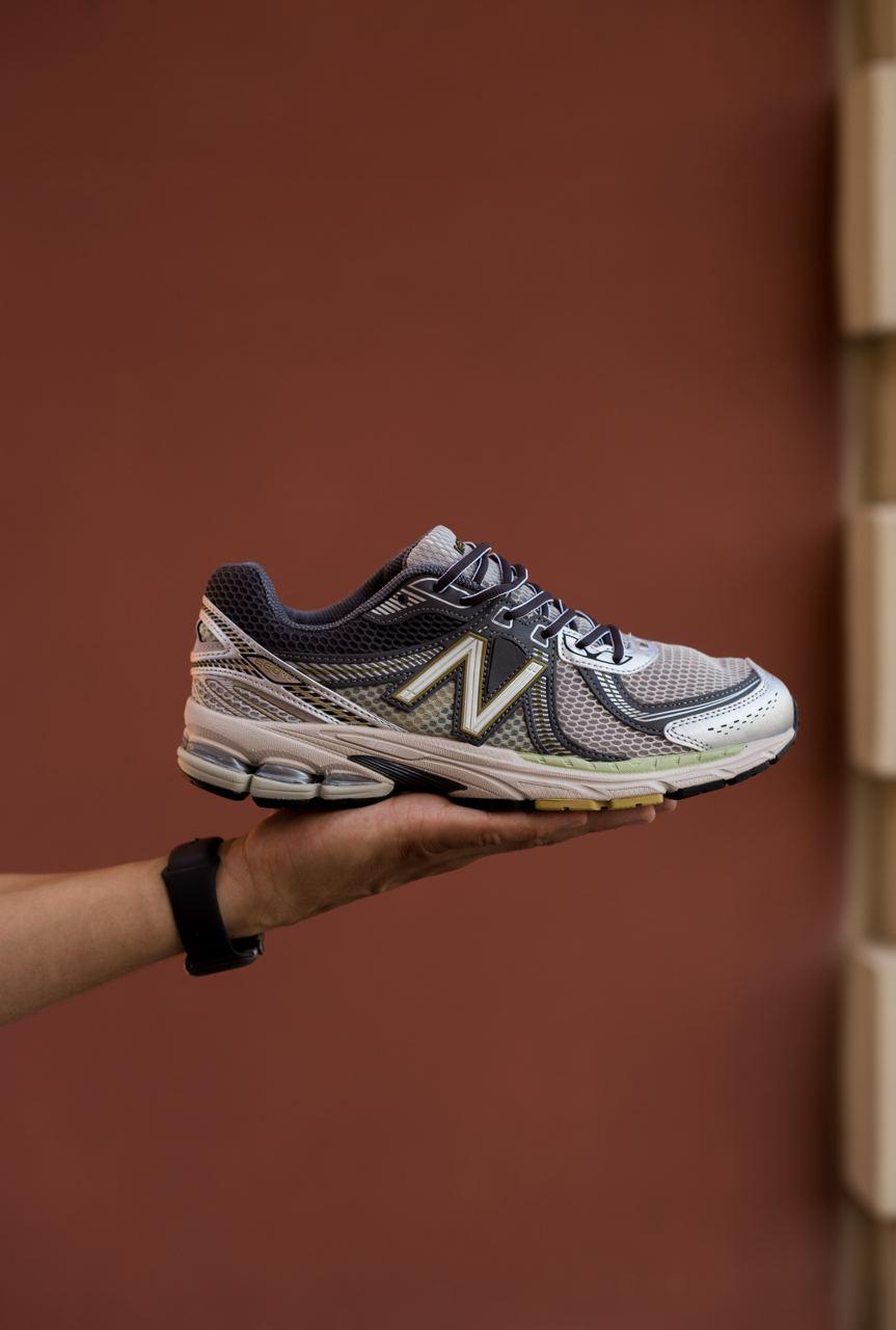 Чоловічі Кросівки New Balance 860 V2 Grey Black / Нью Беланс 860 В2 Сірі з Чорним