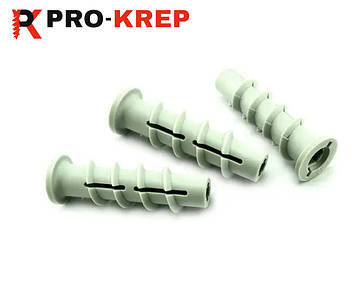 ДЮБЕЛЬ ДЛЯ ПІНОБЕТОНУ ПЛАСТИКОВИЙ