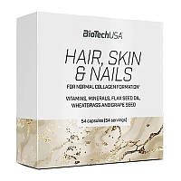 Комплекс для волос, кожи и ногтей BioTech USA Hair, Skin & Nails (54 caps)