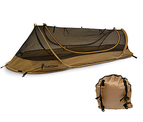 Тактичний антимоскітний намет USMC Catoma Burrow IBNS Pop-Up, Колір: Coyote Brown