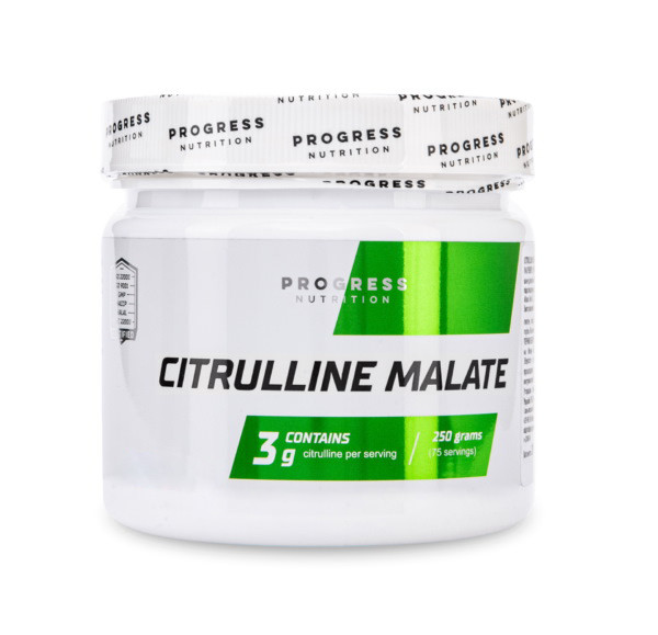Амінокислота Progress Nutrition Citrulline Malate, 250 грам Блакитна малина