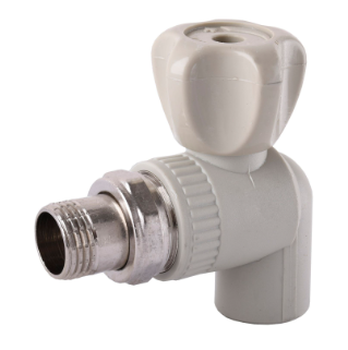 Кран Батарейний Кутовий 25×3/4 PP-R  Туреччина