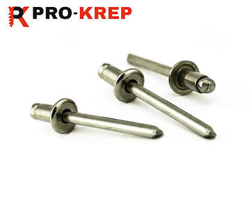 ЗАКЛЕПКИ ВИТЯЖНІ НЕРЖАВІЮЧІ