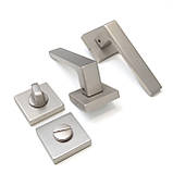 Ручка міжкімнатна TRION FLASH із накладками WS 49 MSN, фото 2