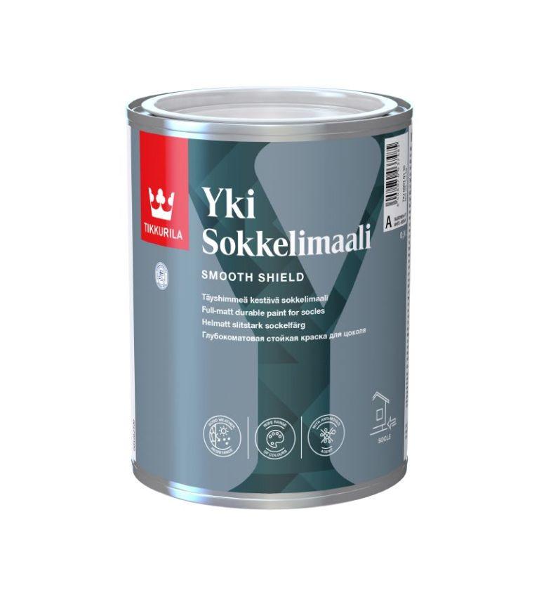 Tikkurila Yki Sokkelimaali - глубокоматовая стойкая краска для цоколя (База А), 2.7 л - фото 2 - id-p1745840506
