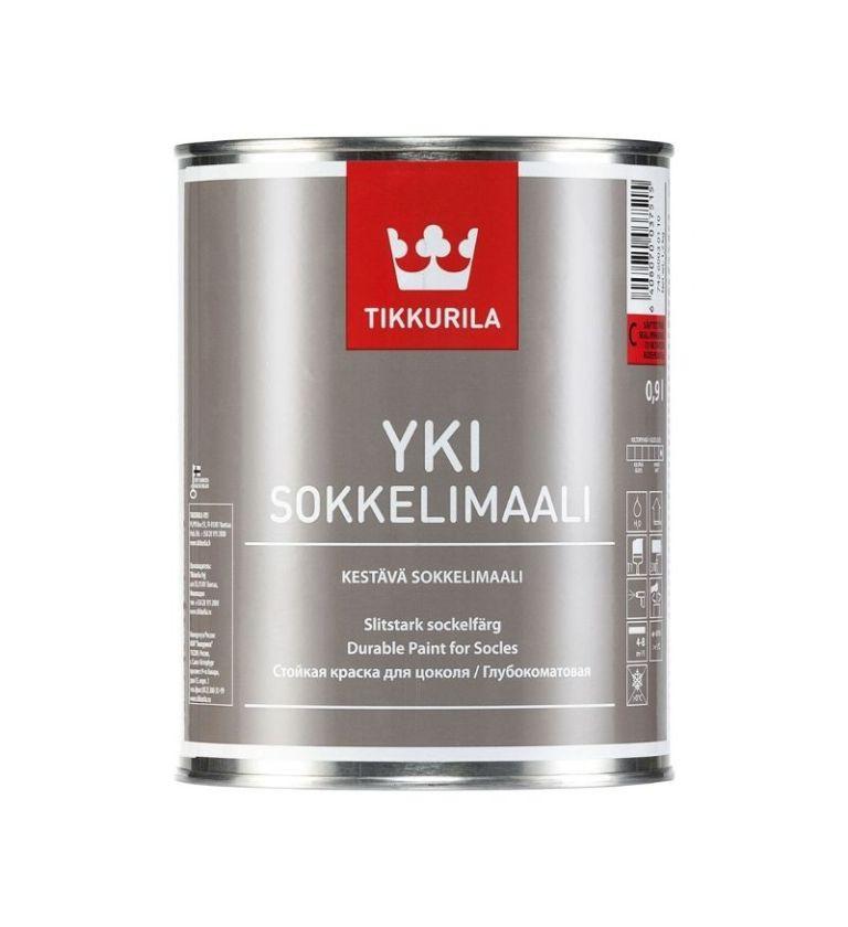 Tikkurila Yki Sokkelimaali - глубокоматовая стойкая краска для цоколя (База А), 2.7 л - фото 4 - id-p1745840506