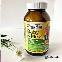 Mega food Baby & Me 2 Prenatal multi, пренатальні вітаміни для вагітних, 120 таблеток