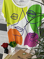 Женская футболка MEGI губки цветные