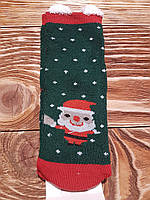 Носки детские махровые с ушками Рождество Новый Год 16-21 размер