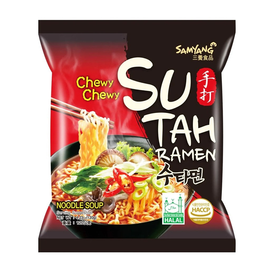 Локшина швидкого приготування Рамен Ramen Hot&Spicy Sutah 120g SamYang