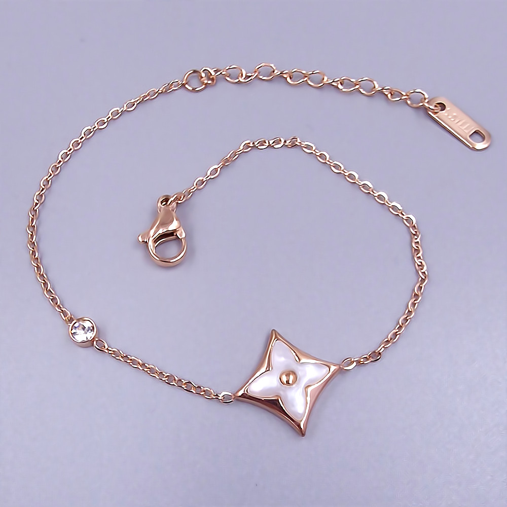 Браслет Stainless Steel. Сталь. Позолота ЧВ. Довжина: 17-21 см