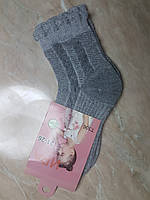 Хлопковые носки в сетку 21-26 Серый