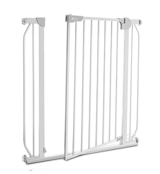 Захисний бортик-воріта для дитини сірый Lionelo Truus Slim Grey