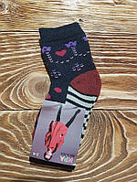 Детские ангоровые носочки с махрой 21-26 размер