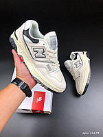 Кросівки чоловічі New Balance 550 Beige бежеві демісезонні стильні Нью Беленс