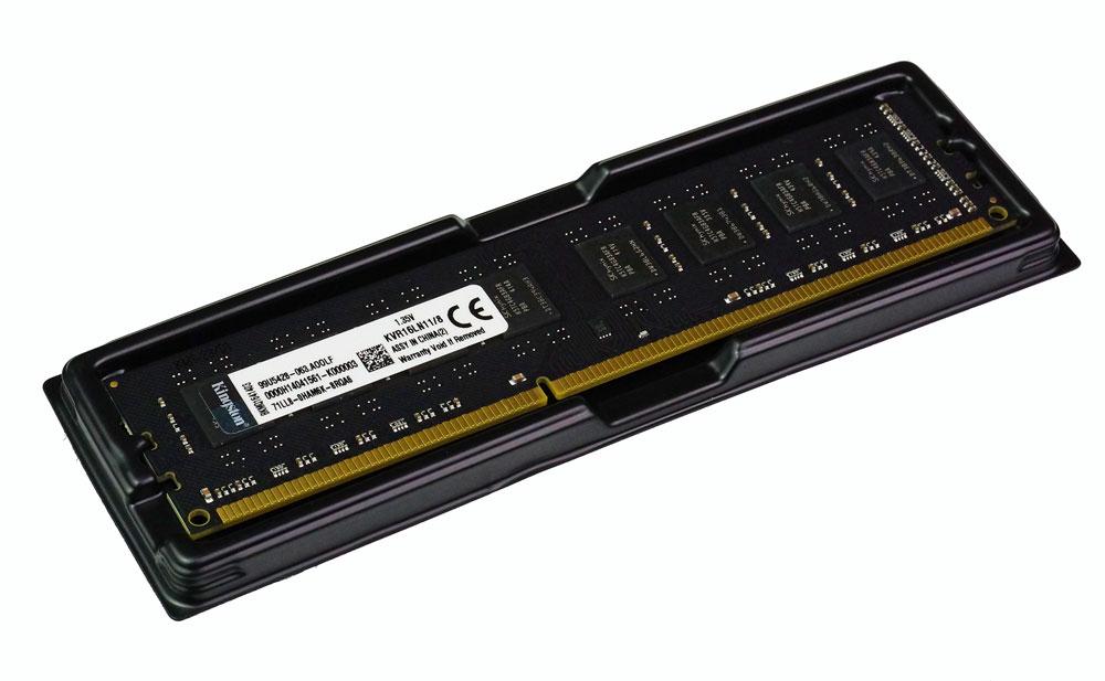 DDR3L-1600 8Gb PC3-12800 оперативна пам'ять 1600MHz 1.35V KVR16LN11/8 black