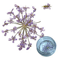 Декор для нігтів Сухоцвіти бузкові