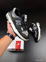 Кросівки чоловічі New Balance 550 Black чорні демісезонні стильні (22945 см)