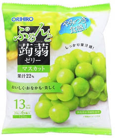 Японська цукерка рідке желе Orihiro Purunto Konjac Muscat 120g