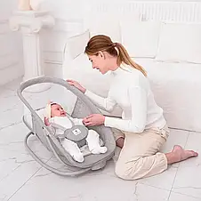 Закачуючий центр шезлонг Mastela 8112 (таймер гойдання 15-30-45 хвилин, 5 швидкостей закачування), фото 4