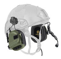 Модернизированные активные наушники Earmor M32H с креплением на шлем и микрофоном