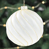 Набор стеклянных шаров на елку Lefard 6 шт 10 см 16017-047