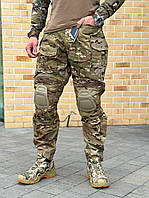 Штаны g4 мультикам с наколенниками, военные боевые штаны мультикам с наколенниками
