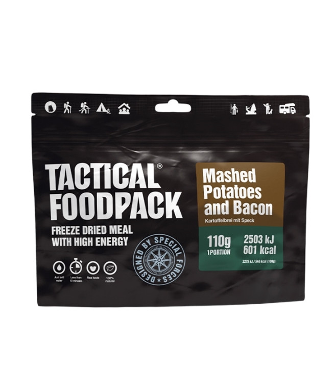 Паек сухой TACTICAL FOODPACK картофельное пюре и бекон 16550210 - фото 1 - id-p1912641439