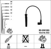 Провода высоковольтные, комплект NGK RC-DW1203
