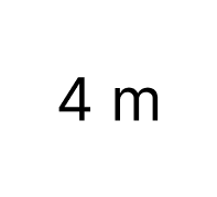 4 m
