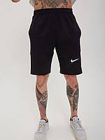 Мужские шорты трикотажные Nike чёрные, спортивные повседневные Найк (Размеры XS, S, M, L, X,L, XXL)