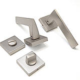 Ручка міжкімнатна TRION GRECO з накладками WS 49 AL-AL MSN, фото 2