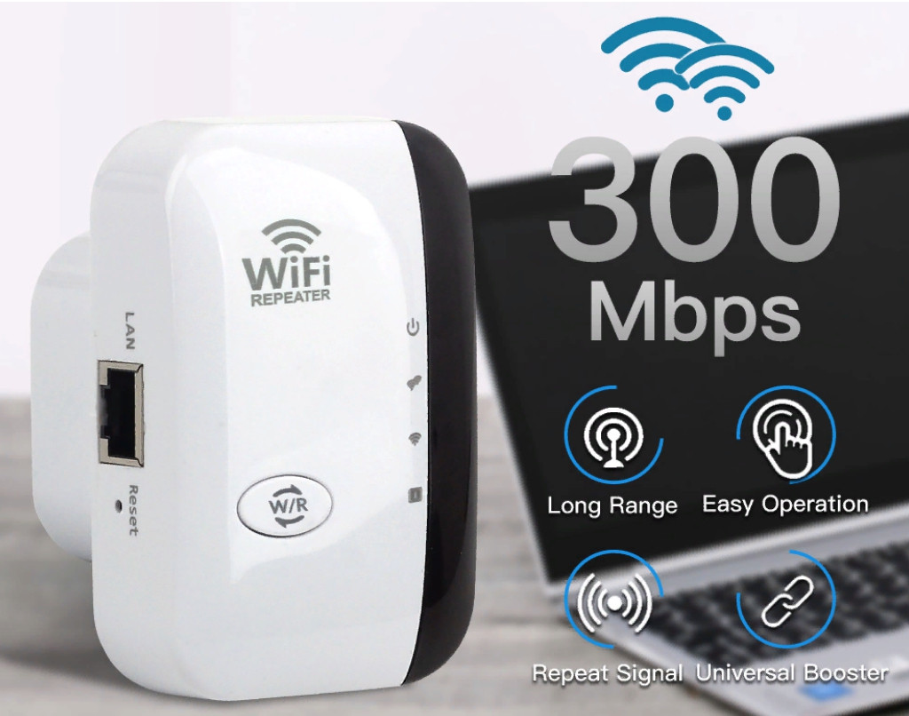 N300 Бездротовий повторювач, репітер, підсилювач Wi-Fi 802.11N. Wi-Fi Repetidor 300 Мбіт/с
