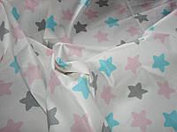 Комплект постельного белья в кроватку «Пряники розовые» Сатин 150*100 см