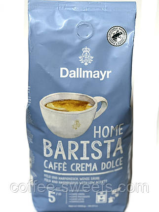 Кава Dallmayr Barista Caffe Crema Dolce 1 кг зернова, фото 2