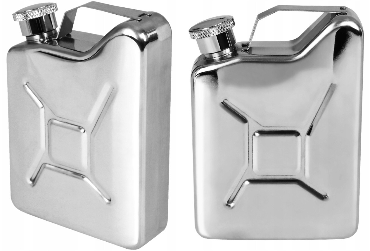 Фляга з неіржавкої сталі у формі каністри Mil-Tec Jerry can 170 мл 14525000, фото 1