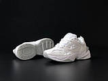 Чоловічі кросівки Nike M2K Tekno білі шкіряні осінь весна спортивні найк м2к текно повсякденні, фото 5
